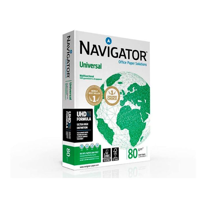 Papel Fotocopiadora Navigator Din A3 80 gramos Papel Multiuso Ink-Jet Y Laser Paquete De 500 Hojas 150 unidades 3