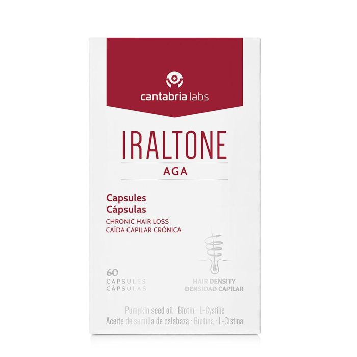 Iraltone AGA PLUS Cápsulas 60 u para la Caída del Cabello