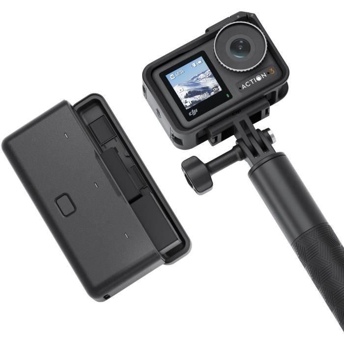 Cámara de acción - DJI - Osmo Action 3 Combo de aventura - 4K/120 IPS - Horizonsteady - Negro