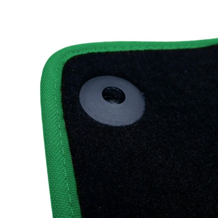 OCC Design Alfombra A Medida Mitsubishi Asx 2010-2016 5Pz Ribete Verde OCCMH0001GR