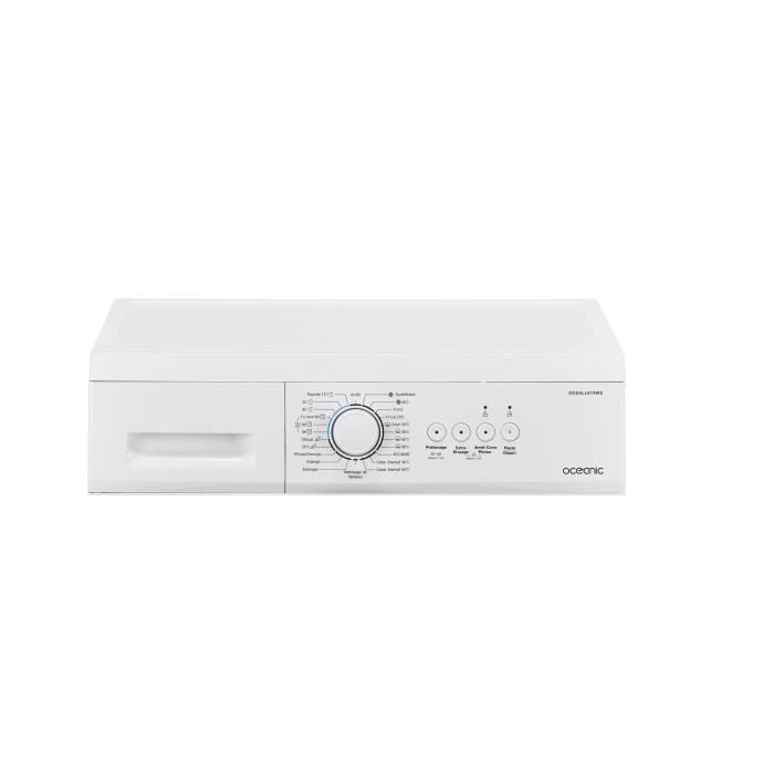 Lavadora ojo de buey OCEANIC - OCEALL610WS - 6 kg - Ancho 59,5 cm - 1000 rpm - Blanco 3 Lavadora ojo de buey OCEANIC - OCEALL610WS - 6 kg - Ancho 59,5 cm - 1000 rpm - Blanco 3
