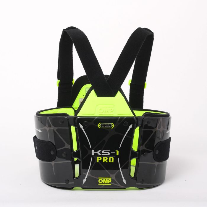 Omp Costillar Karting Profesional KS-1 Pro Negro Amarillo Fluo Talla S OMPKK0-0049-B01-178-S Omp Costillar Karting Profesional KS-1 Pro Negro Amarillo Fluo Talla S OMPKK0-0049-B01-178-S