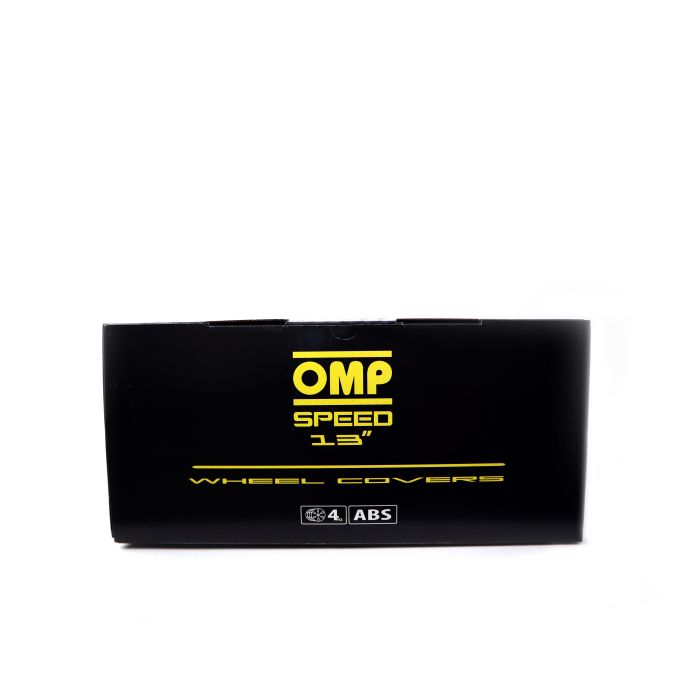 Omp Set 4 Tapacubos Omp Speed Mod. Magnum Negro-Plata 13 Pulgadas 4