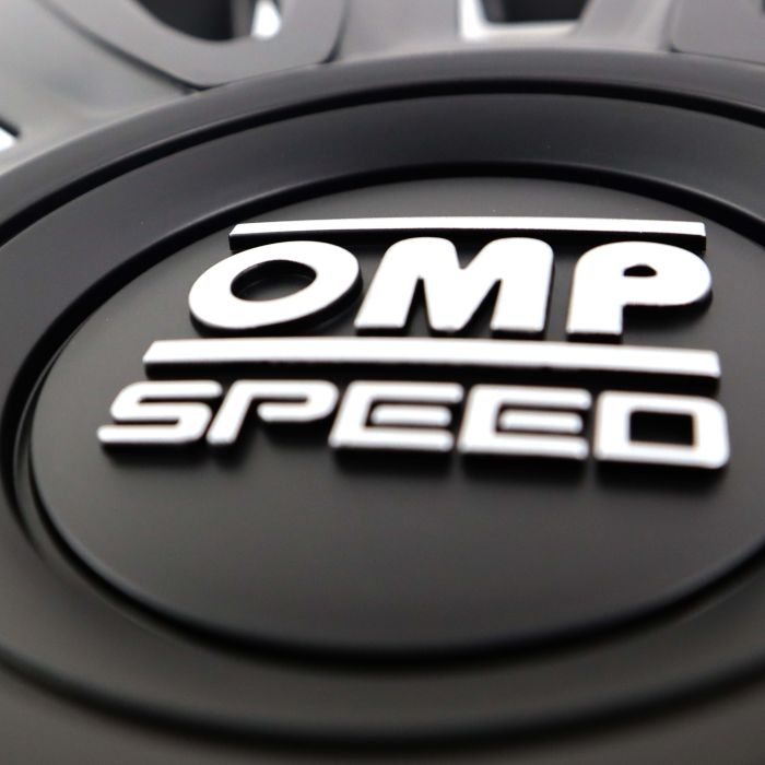 Omp Set 4 Tapacubos Omp Speed Mod. Magnum Negro 14 Pulgadas 1