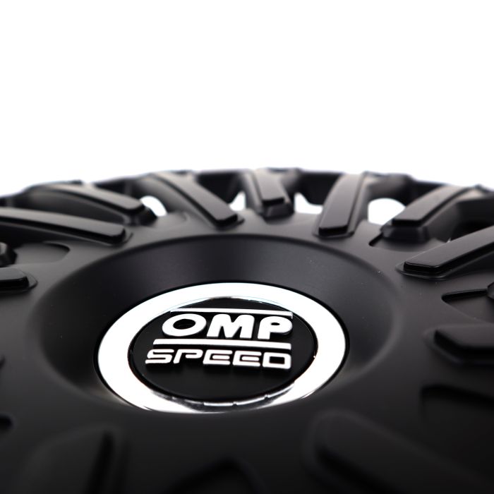 Omp Set 4 Tapacubos Omp Speed Mod. Stinger Negro 13 Pulgadas 4