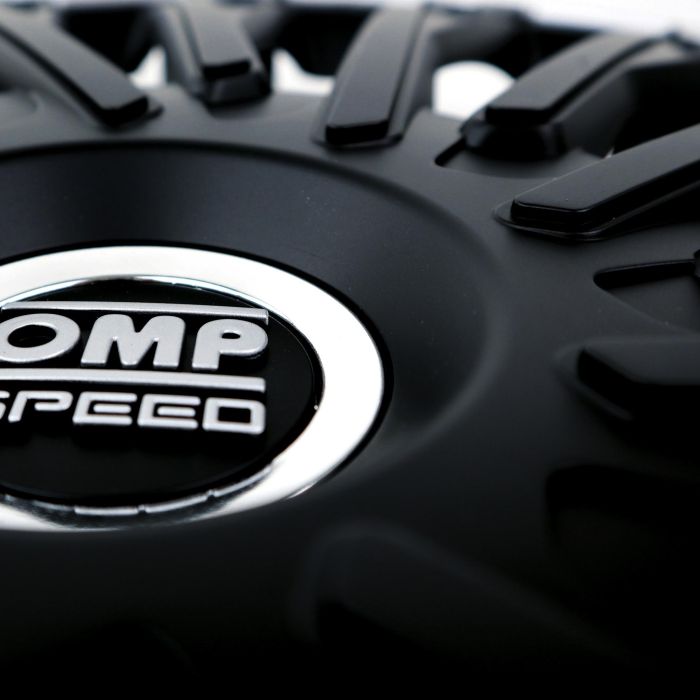 Omp Set 4 Tapacubos Omp Speed Mod. Stinger Negro 13 Pulgadas 5