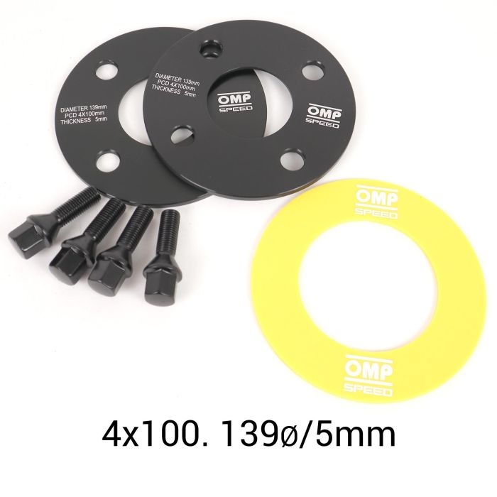 Omp Set Separadores Omp Speed 5 mm 4x100 56.1 M12x1.5+12x1.5 3