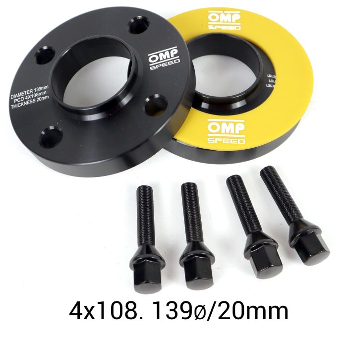 Omp Set Separadores Omp Speed 20 mm 4x108 65.1 M12x1.25 2