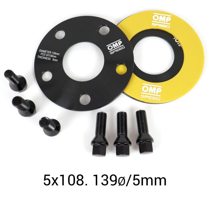 Omp Set Separadores Omp Speed 5 mm 5x108 58.1 M12x1.25+14x1.5 2