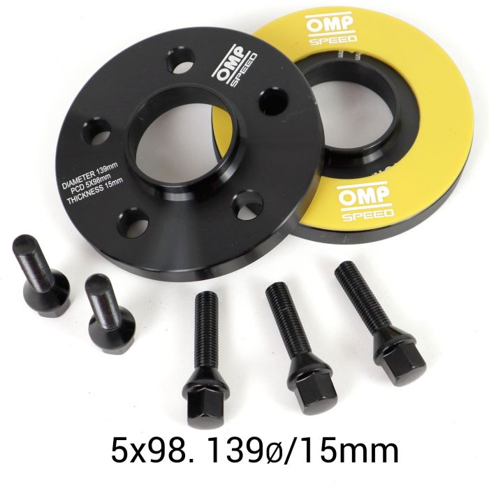 Omp Set Separadores Omp Speed 15 mm 5x98 58.1 M12x1.25+12x1.5 4