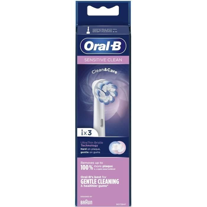 Recambio para Cepillo de Dientes Eléctrico Oral-B Ultra Sensitive Blanco 1 Recambio para Cepillo de Dientes Eléctrico Oral-B Ultra Sensitive Blanco 1