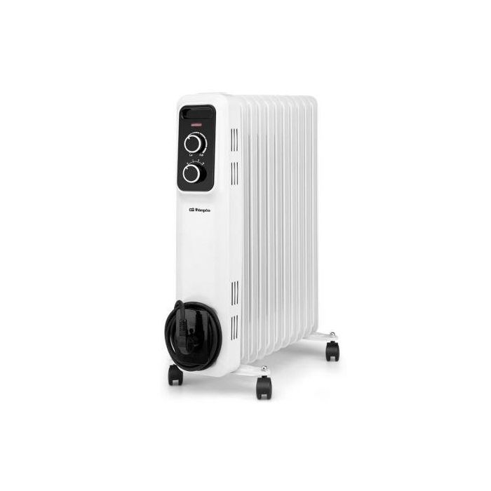 Radiador de Aceite Orbegozo RS 2000/ 3 Potencias/ 2000W/ 9 Elementos Caloríficos