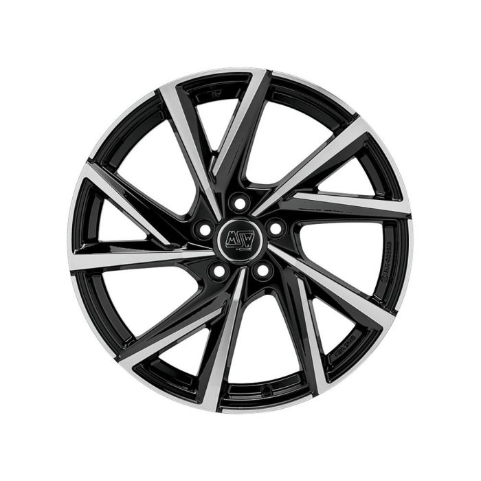 Oz Llanta MSW 80-5 8x18 5x112 ET 44 Negro Brillante Pulido OZW19388007T56