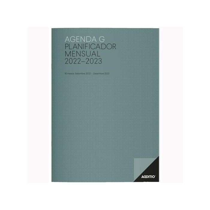 Additio Agenda g planificador mensual para profesorado 16 meses 32 páginas 2023-2024 Additio Agenda g planificador mensual para profesorado 16 meses 32 páginas 2023-2024