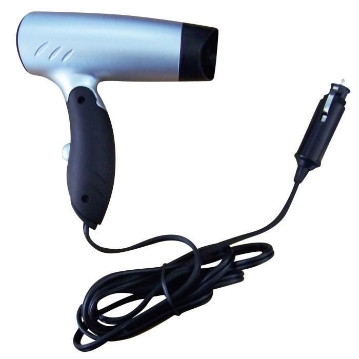 Incasa INC1690217595554 Secador de Pelo Compacto 12V 180W con Función Frío y Calor