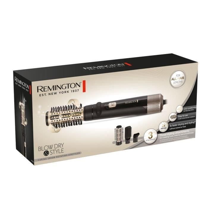 REMINGTON AS7580 R Blow D&S Cepillo soplador tecnología iónica 3 accesorios: cepillo de 40 mm, cepillo plano y concentrador 1 REMINGTON AS7580 R Blow D&S Cepillo soplador tecnología iónica 3 accesorios: cepillo de 40 mm, cepillo plano y concentrador 1