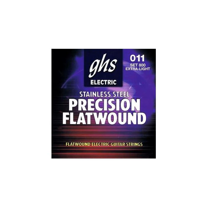 GHS Juego Cuerdas Eléctrica Precision Flats Extra Light 11-46