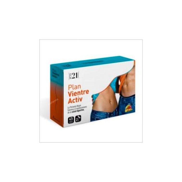 PLAMECA Plan Vientre Activ 45 Cápsulas - Salud Digestiva con Pimienta Negra y Mango Africano para Reducir Hinchazón