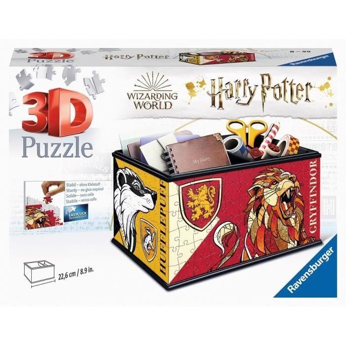 Caja de almacenamiento de rompecabezas 3D - Harry Potter 1 Caja de almacenamiento de rompecabezas 3D - Harry Potter 1