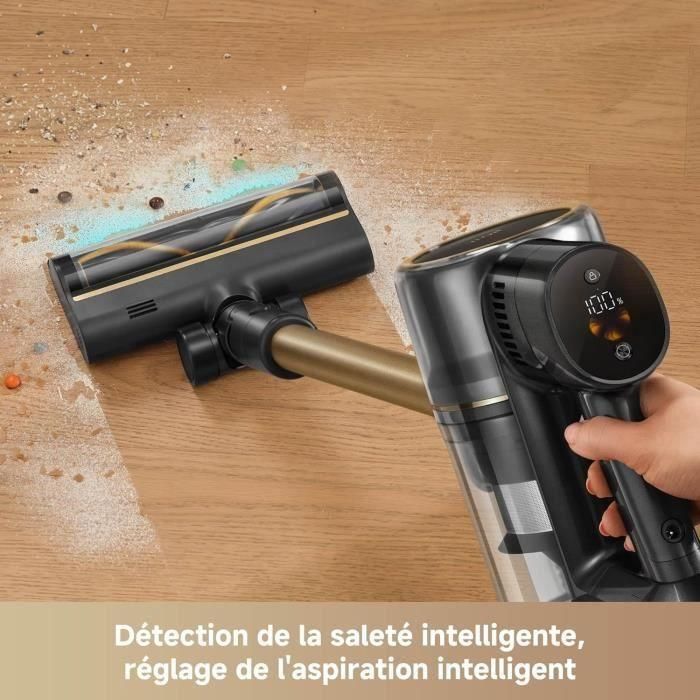 Mova S5 Sense - Aspiradora de escoba inalámbrica - Cepillo multisuperficie OptiInsight con diseño antienredos - Ajuste inteligente 1 Mova S5 Sense - Aspiradora de escoba inalámbrica - Cepillo multisuperficie OptiInsight con diseño antienredos - Ajuste inteligente 1