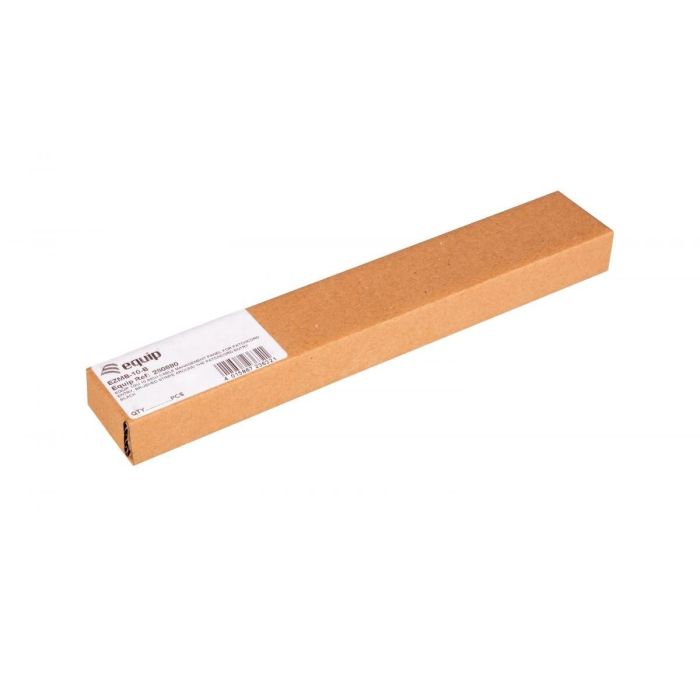 Equip 10" Kabeldurchführung mit Bürsteneinsatz. 1U schwarz 4
