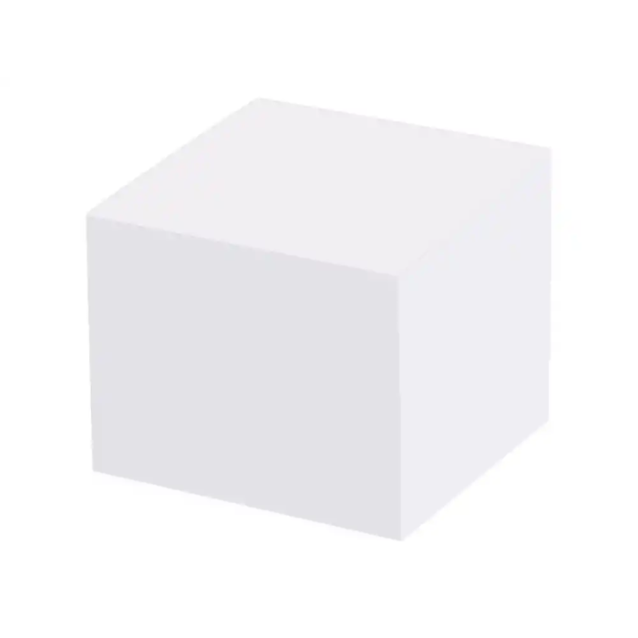 Liderpapel Taco Papel Encolado Blanco 1000 Hojas 100x100x100 mm 80 gr 3