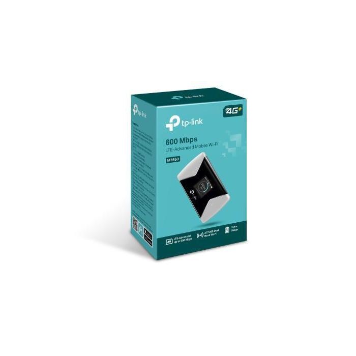 TP-Link M7650 LTE-Advanced Mobile Wi-Fi 600Mbps 32 Dispositivos 3000mAh