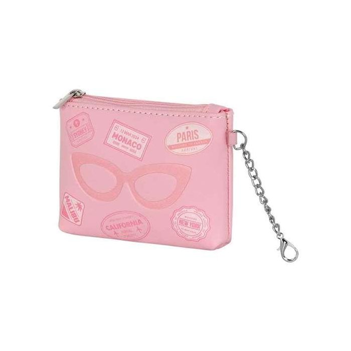 Karactermania Tarjetero Travel Monedero Barbie Rosa 9x11x1 cm 1