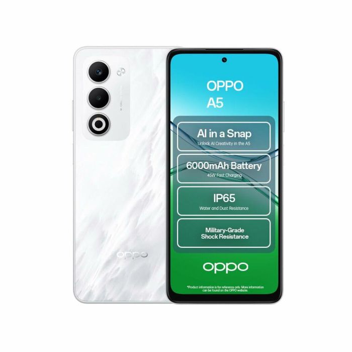 Smartphone Oppo CPH2727 6,67" Octa Core 4 GB RAM 128 GB Blanco 8 Smartphone Oppo CPH2727 6,67" Octa Core 4 GB RAM 128 GB Blanco 8