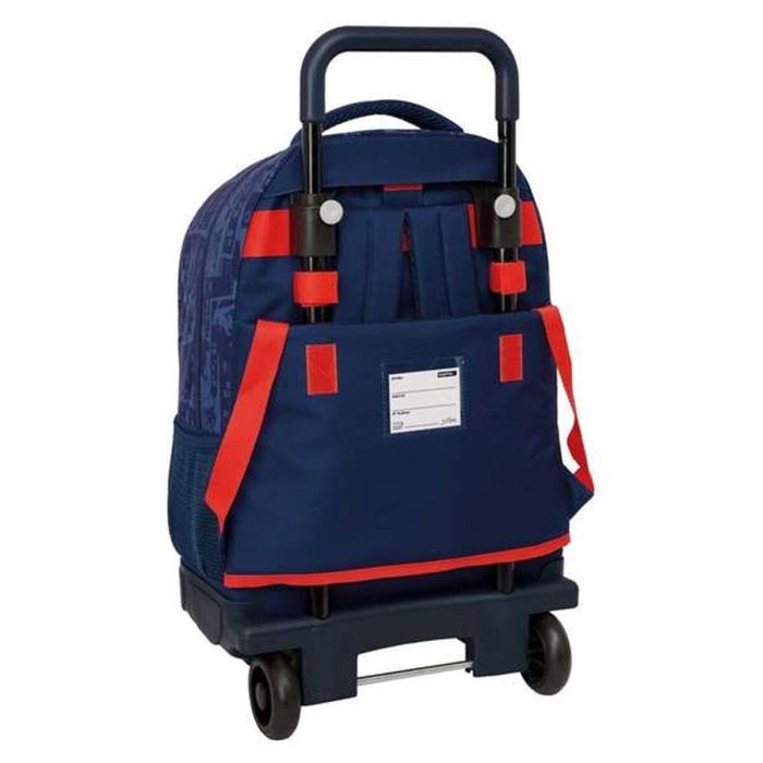Mochila Escolar con Ruedas Spider-Man Azul 33 x 45 x 22 cm 2