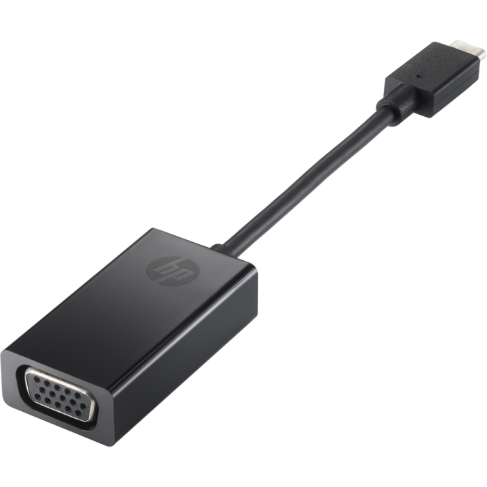 HP Adaptador USB-C a VGA para Video: Conecta tu Portátil o Tablet a Monitores Externos, TV y Proyectores. Fácil de Usar.