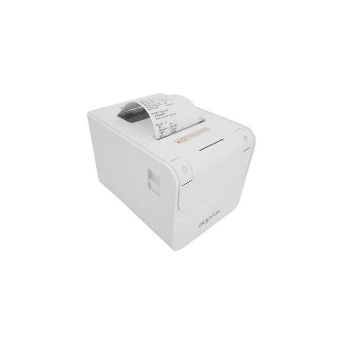 Approx appPOS80AMUSEWH Impresora de Tickets Térmica 80mm Auto-corte 250mm/s USB Ethernet RS232 Sin Cartuchos Blanca 1