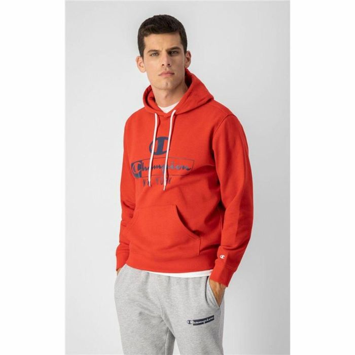 Sudadera con Capucha Hombre Champion Rojo S 3 Sudadera con Capucha Hombre Champion Rojo S 3