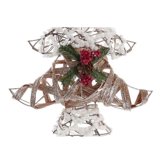 Arbol Navidad Alpina DKD Home Decor Blanco Dorado 20 x 56 x 40 cm (2 Unidades) 2 Arbol Navidad Alpina DKD Home Decor Blanco Dorado 20 x 56 x 40 cm (2 Unidades) 2
