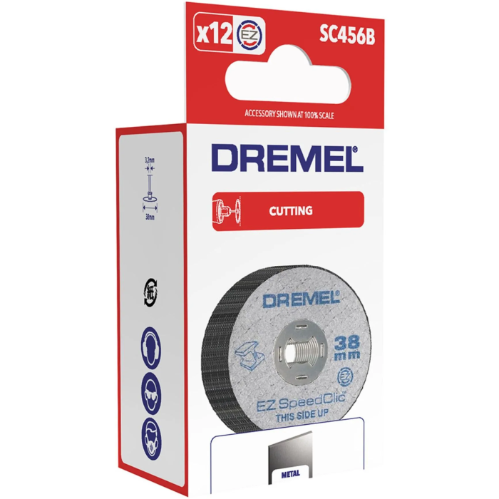 Dremel EZ Speedclic Discos Metálicos 12uds Ø38mm para Corte Rápido 1 Dremel EZ Speedclic Discos Metálicos 12uds Ø38mm para Corte Rápido 1