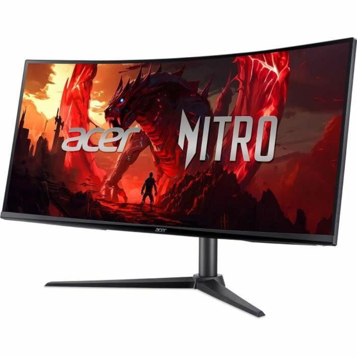 Pantalla de PC curva - ACER - Nitro XZ340CUHbiiphx - 34 - 100Hz - 1ms - 2 HDMI 1 DP - Negro 4