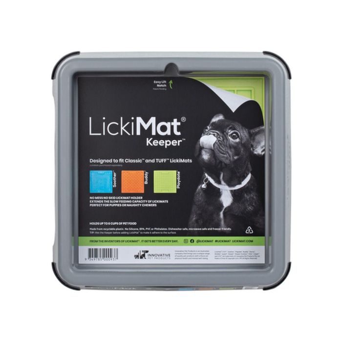 Lickimat Perro Keeper Gris 3 Lickimat Perro Keeper Gris 3