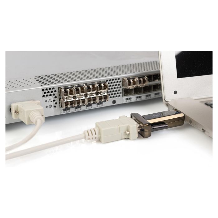 Digitus Adaptador Serie USB 2.0 D-Sub Macho Negro 1