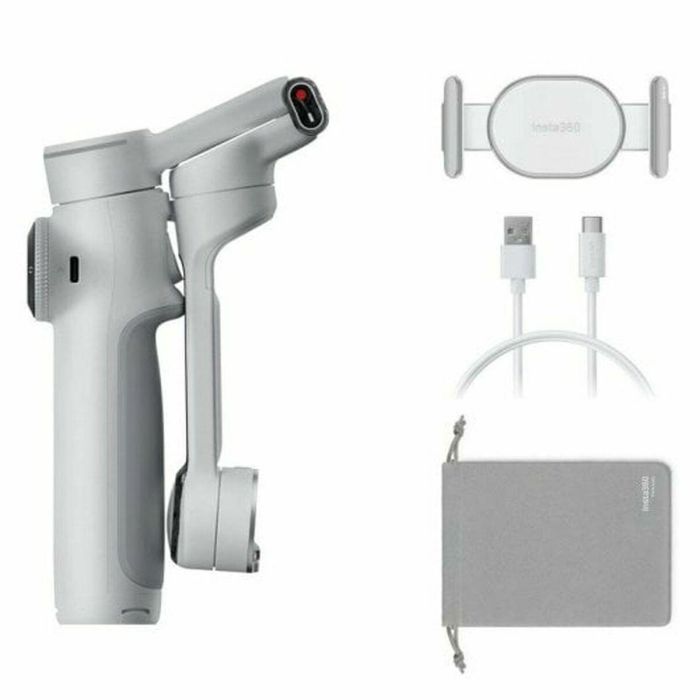 Insta360 Flow 2 Pro Gimbal Estabilizador Gris Compatible con Apple DockKit, 3 Ejes