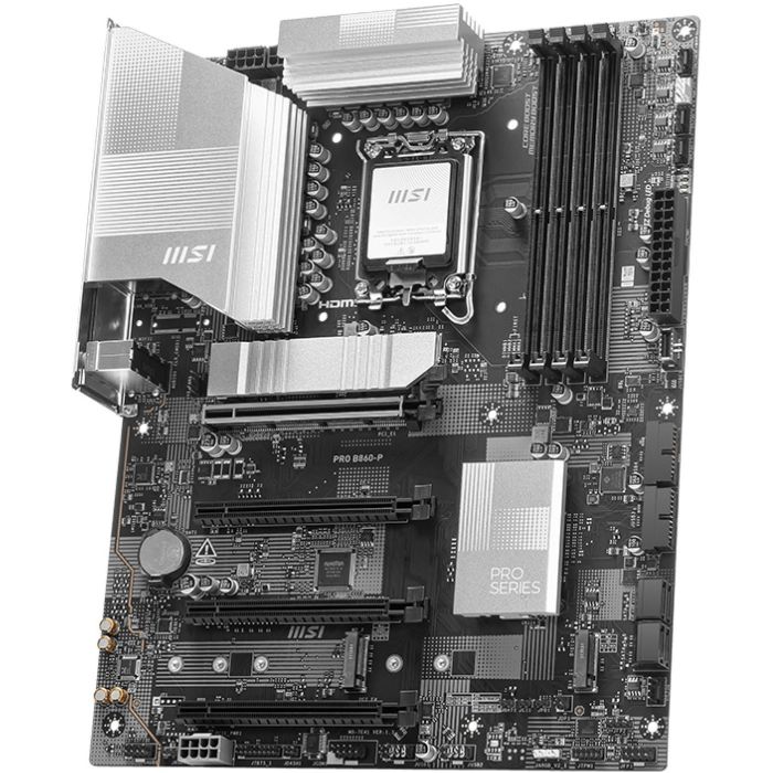 MSI PRO B860-P Placa Base Intel B860 LGA 1851 Socket V1 ATX para Intel Core Ultra Series 2 2 MSI PRO B860-P Placa Base Intel B860 LGA 1851 Socket V1 ATX para Intel Core Ultra Series 2 2