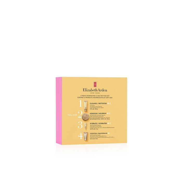 Elizabeth Arden CERAMIDE CAPSULES DAILY LOTE - Tratamiento Facial Hidratante Anti-Edad, Set con Sérum, Crema Contorno de Ojos, Crema SPF15 y Limpiadora