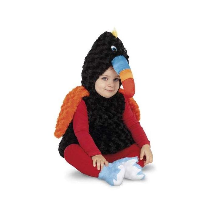 Disfraz tucán peluche vestido, gorro y patucos talla 5-6 años Disfraz tucán peluche vestido, gorro y patucos talla 5-6 años