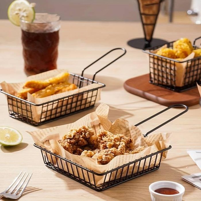 Cesta Para Servir 10X10Cm My Bar (24 Unidades) 5