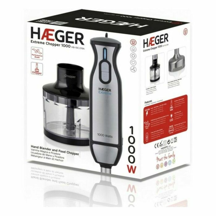 Batidora de Vaso Haeger HB-10C.019A Negro 1000 W 1