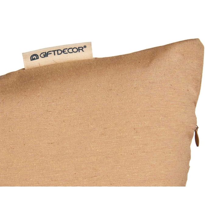 Funda Cojin Cremallera 60X60 Beige Giftdecor (24 Unidades) 4 Funda Cojin Cremallera 60X60 Beige Giftdecor (24 Unidades) 4