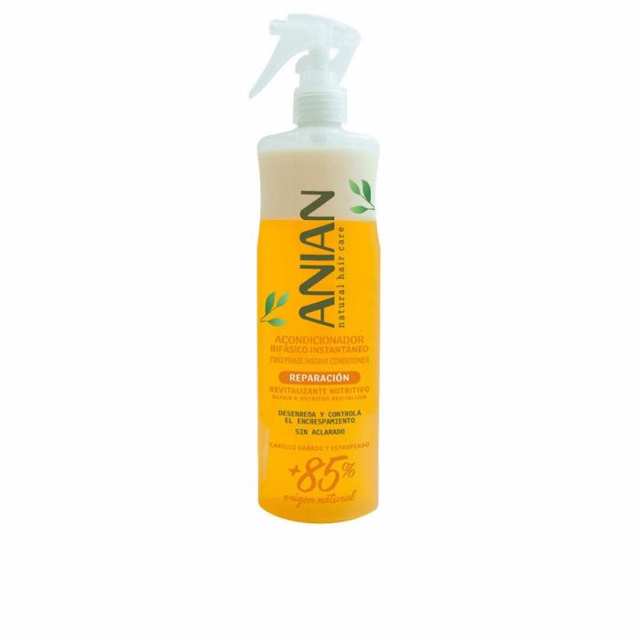 Anian Acondicionador Bifásico Reparador Antiencrespamiento Cabello Dañado Coco Aloe Vera Queratina 400 ml Anian Acondicionador Bifásico Reparador Antiencrespamiento Cabello Dañado Coco Aloe Vera Queratina 400 ml