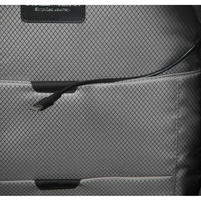 Targus HeritageLuxe Mochila de viaje para portátil 15-16 pulgadas Hombre Poliéster Negra con RFID y ventilación posterior 9