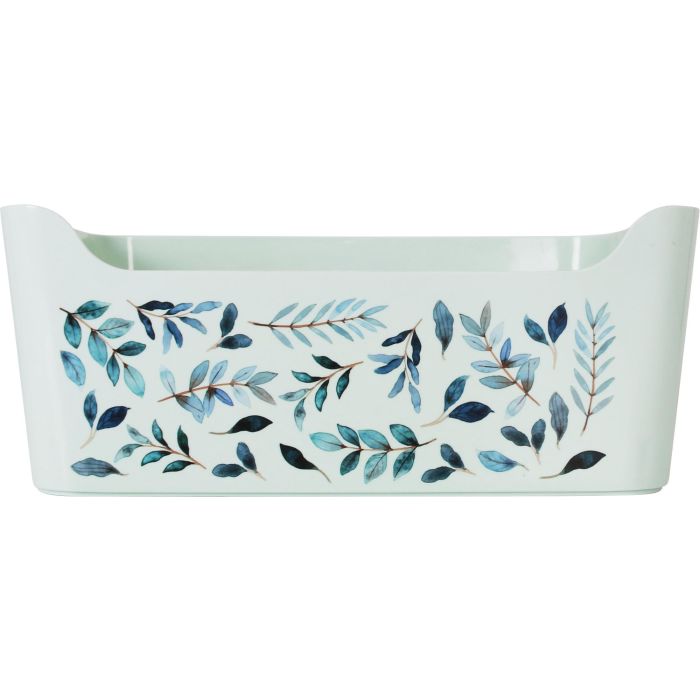 Dem Cesta Multiusos con Flores, 33 x 24 x 14.5 cm (12 Unidades) 1