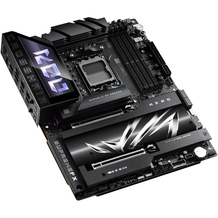 ASUS ROG CROSSHAIR X870E HERO AMD AM5 ATX DDR5 Placa Base PC con Wi-Fi 7 y 2.5G/5G Ethernet 7 ASUS ROG CROSSHAIR X870E HERO AMD AM5 ATX DDR5 Placa Base PC con Wi-Fi 7 y 2.5G/5G Ethernet 7
