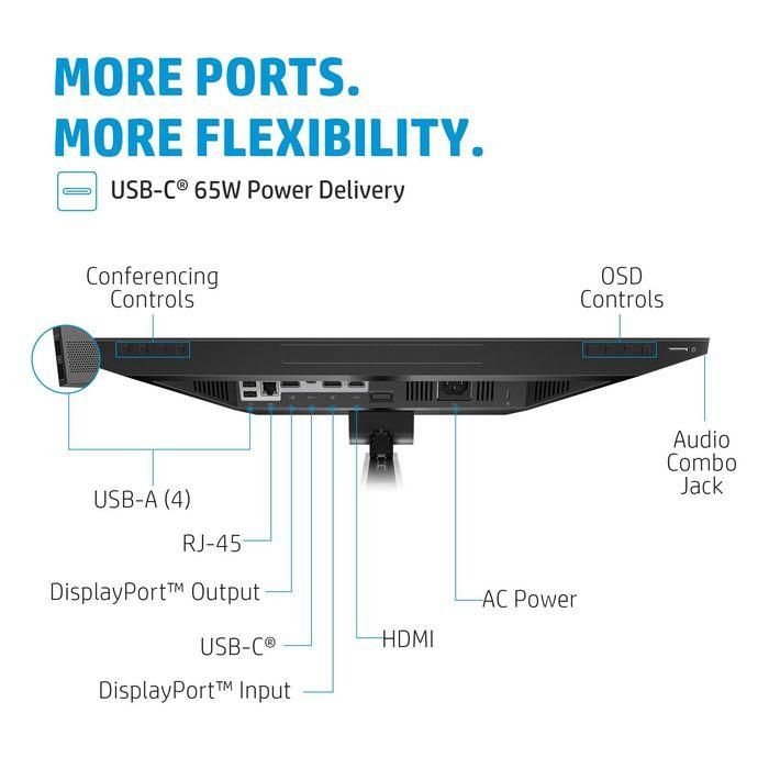 HP E24m G4 FHD USB-C Conferencing Monitor 13 HP E24m G4 FHD USB-C Conferencing Monitor 13